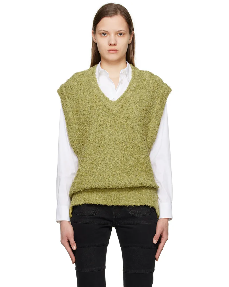 Andersson Bell Green Layie Leaf Vest Green