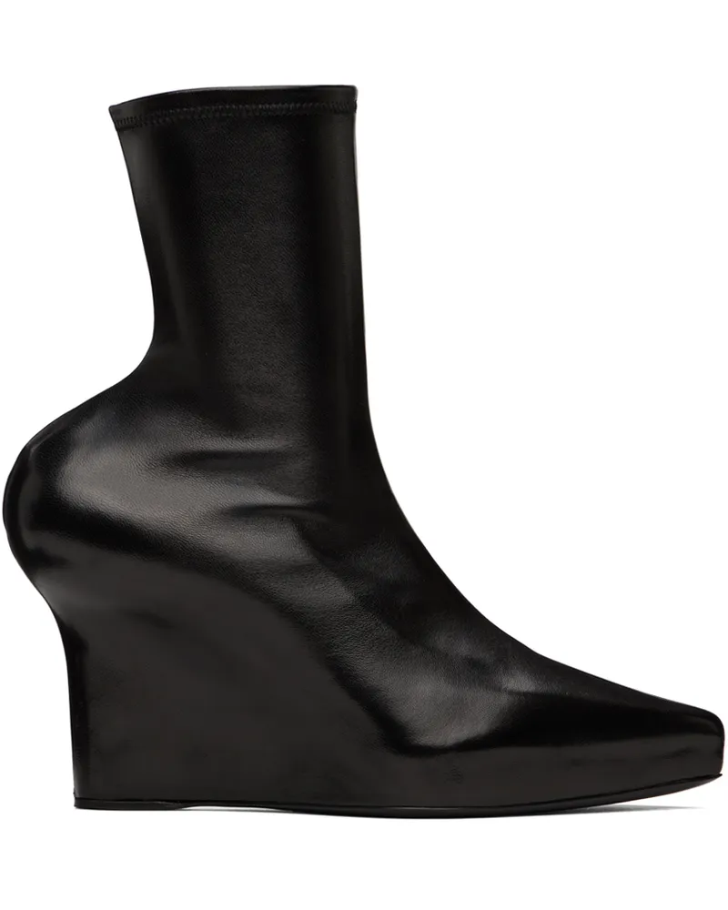 Givenchy Black Wedge Boots 001
