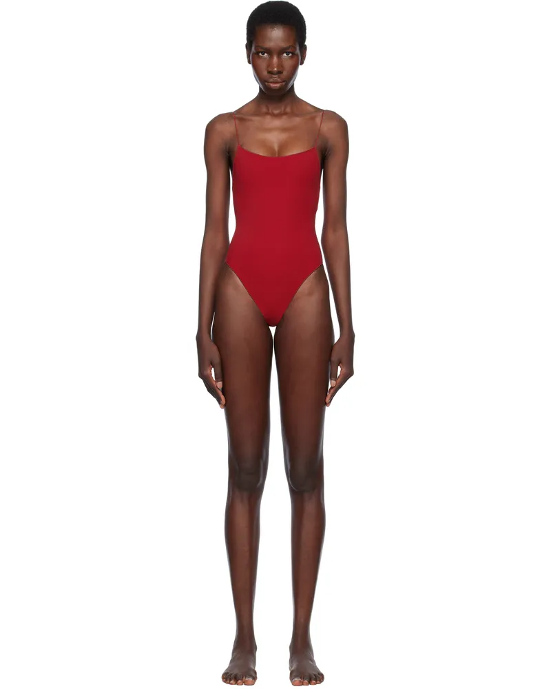 TROPIC of C Red Victoria's Secret Edition 'The Sculpting C' Swimsuit Hibiscus