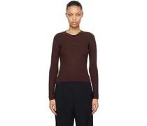 Burgundy Noa Cashmere Sweater