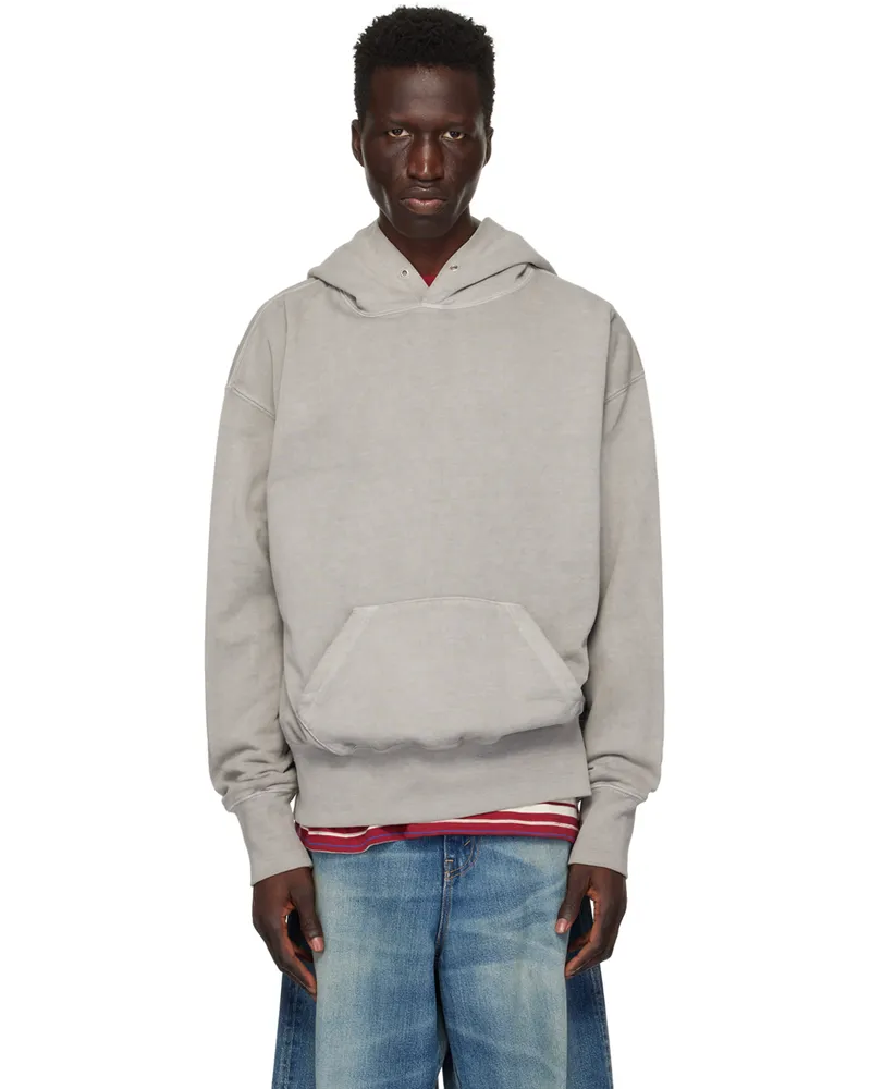 Uniform Bridge Gray Faded Hoodie Pigment