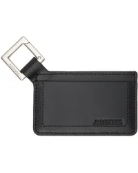 Jacquemus Black & Navy Les Classiques 'Le porte-cartes Cuerda' Card Holder Black