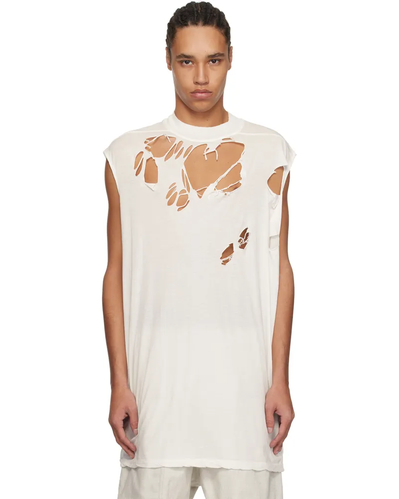 DRKSHDW by Rick Owens Off-White Hollywood Tarp T-shirt Milk