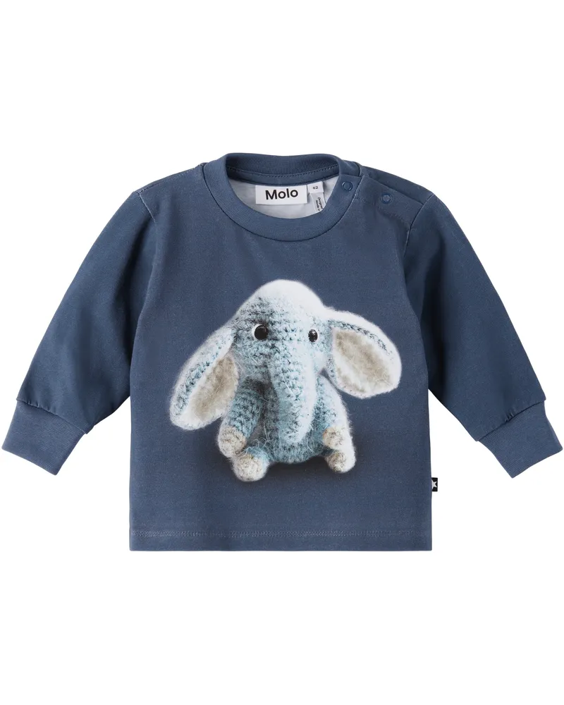 Molo Baby Navy Eloy Sweatshirt Toy