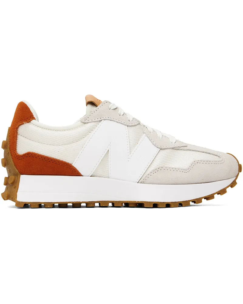 New Balance Off-White & Orange 327 Sneakers Sea