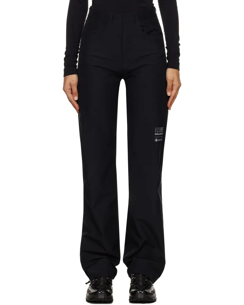Maison Margiela Black Salomon Edition Taffeta Trousers 900