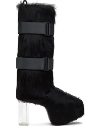 Rick Owens Black Splint Platforms 45 Boots Black