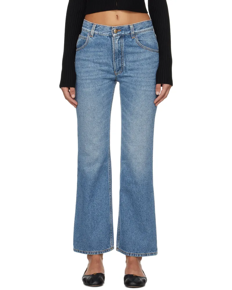Chloé Blue Merapi Flare Jeans 470