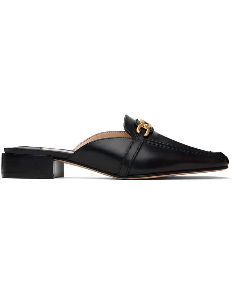 Tom Ford Black Leather Slippers 1n001