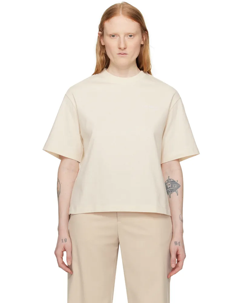Axel Arigato Beige Float T-Shirt Pale