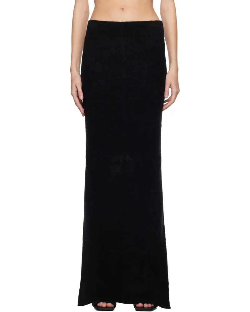 Rick Owens Black Porterville Pillar Maxi Skirt 09