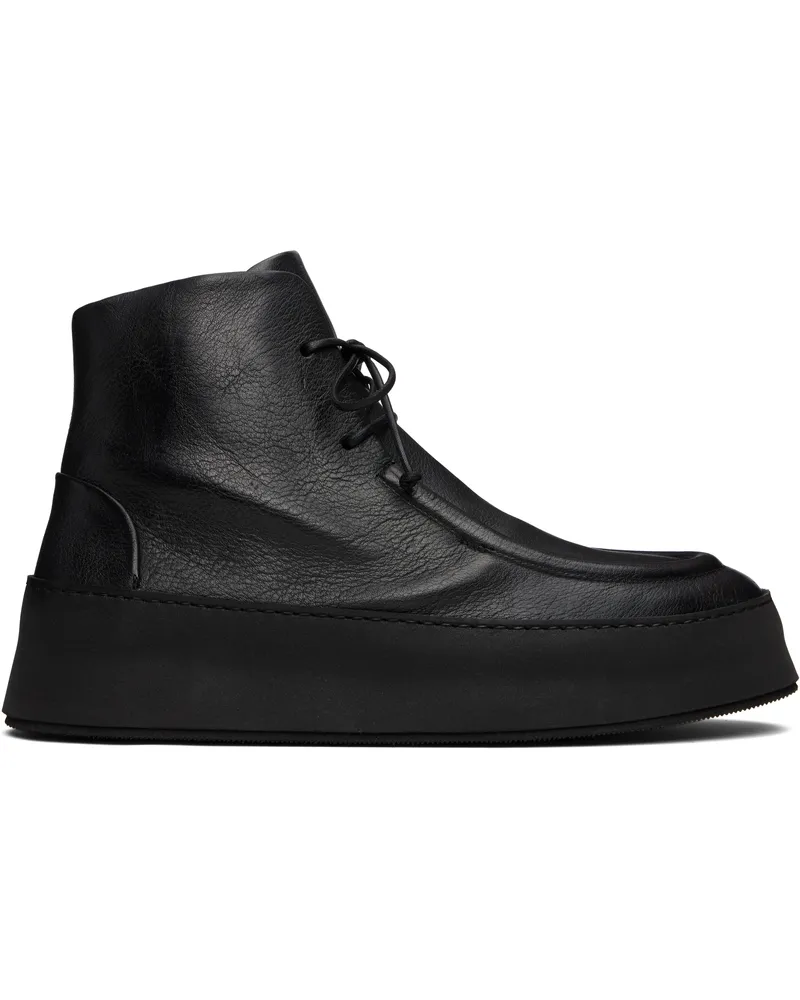 Marsèll Black Cassapana Ankle Boots Black