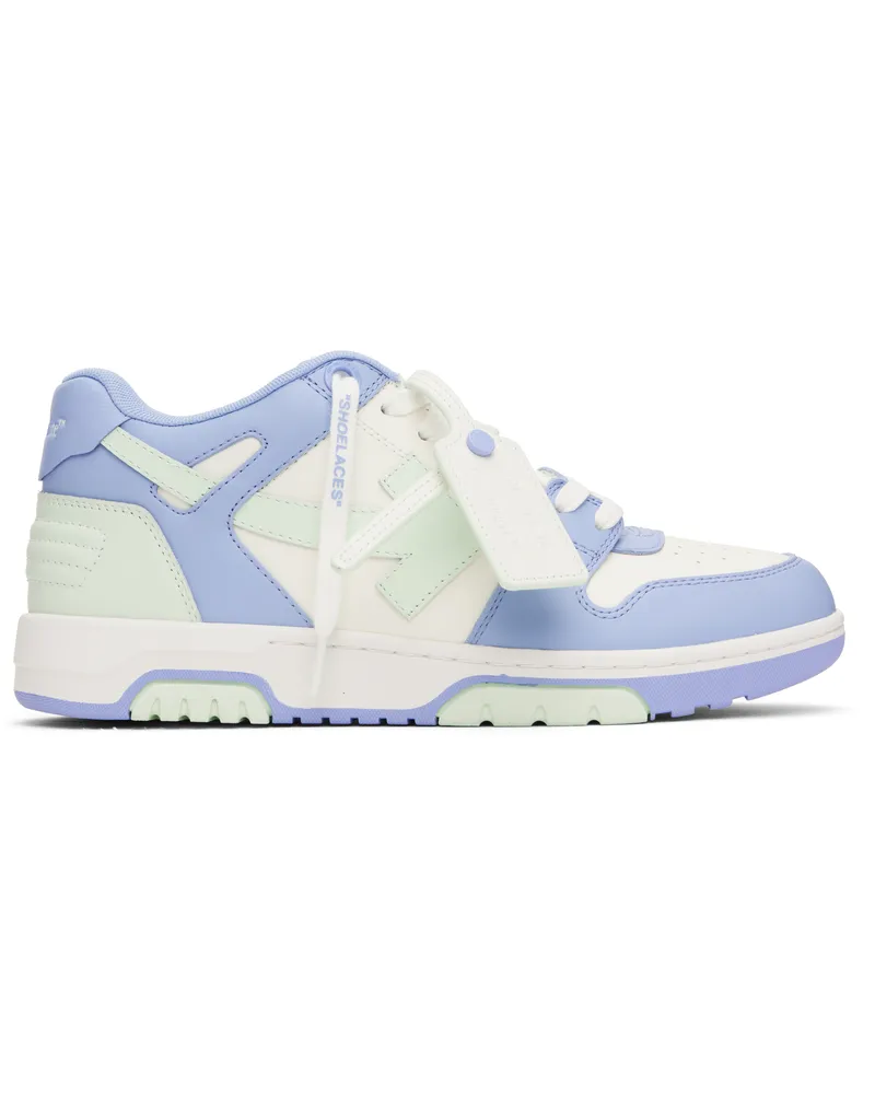OFF-WHITE Blue & Off-White Out Of Office Tricolor Sneakers Dusty
