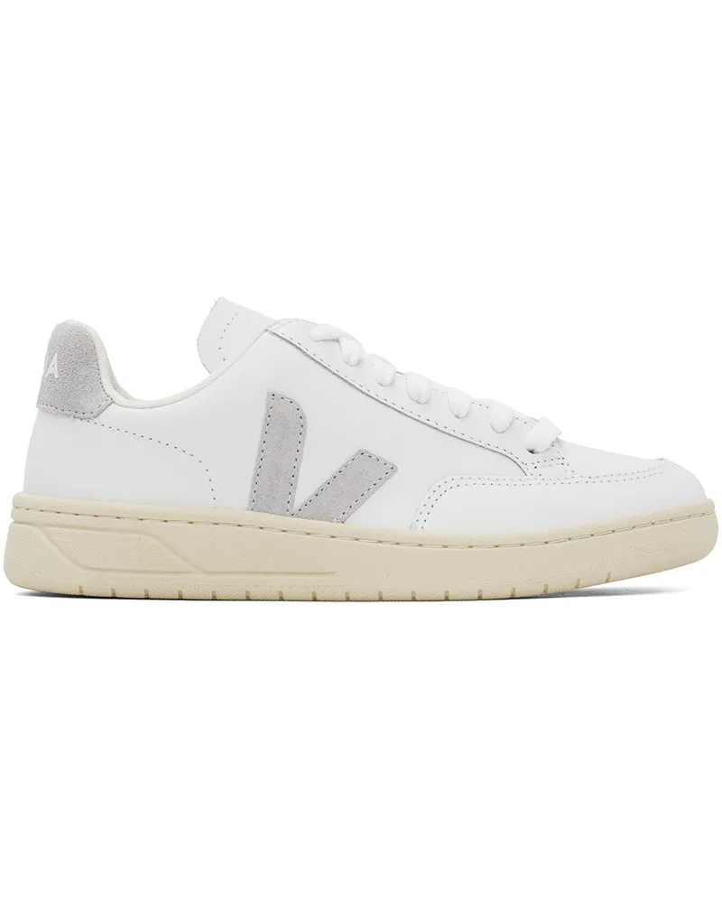 VEJA White V-12 Leather Sneakers Extra