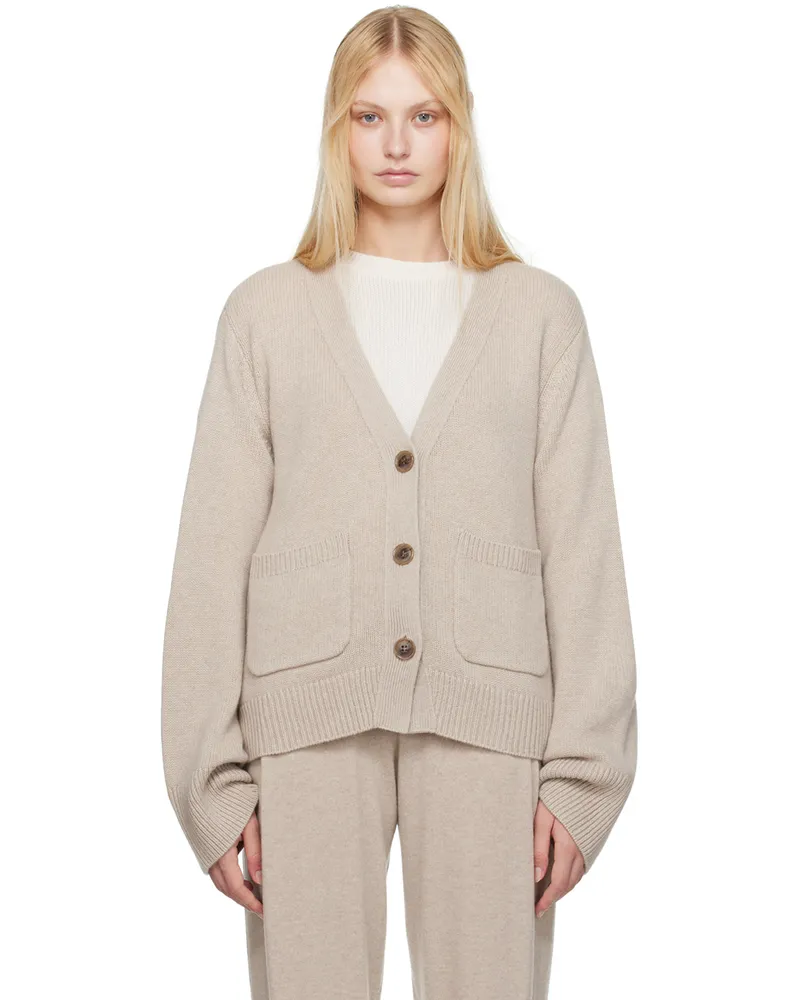 Lisa Yang Taupe Danni Cardigan Sa