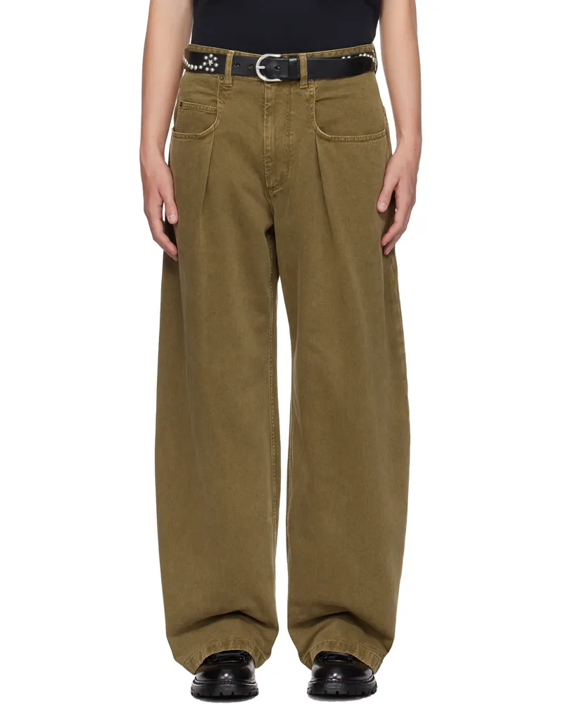 Isabel Marant Khaki Janael Jeans 50bz