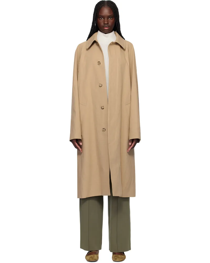 A.P.C. Beige Edouard Trench Coat Bac