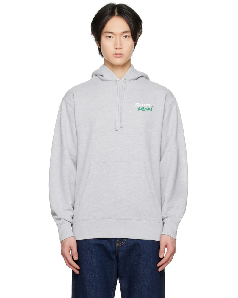 Kitsuné Gray Mini Handwriting Hoodie H120