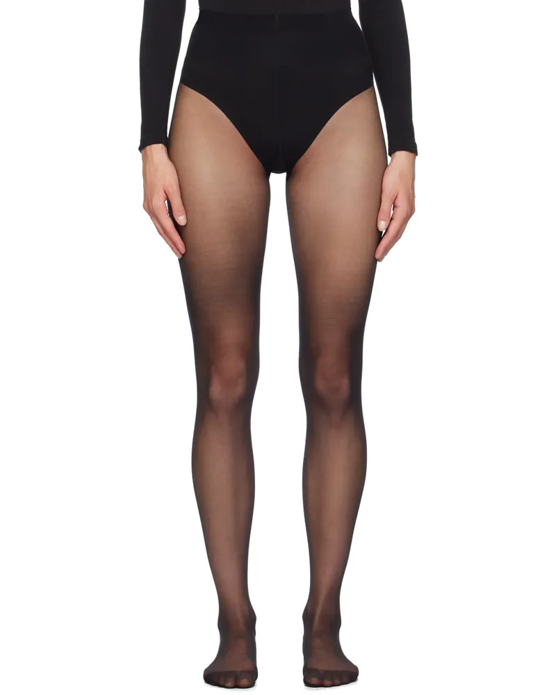 Wolford Black Individual 10 Tights 7005