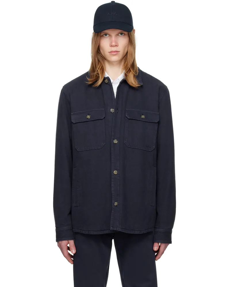 A.P.C. Navy Alessio Jacket Iak
