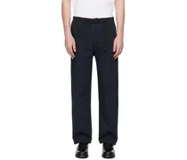 Navy Simple Trousers