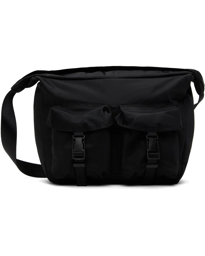 JUUN.J Black Nylon Pocket Bag Black