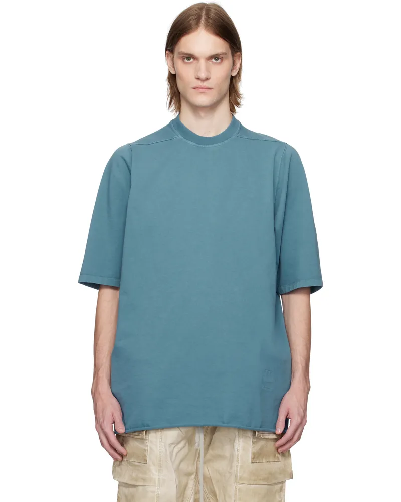 DRKSHDW by Rick Owens Blue Hollywood Jumbo SS T-shirt 86