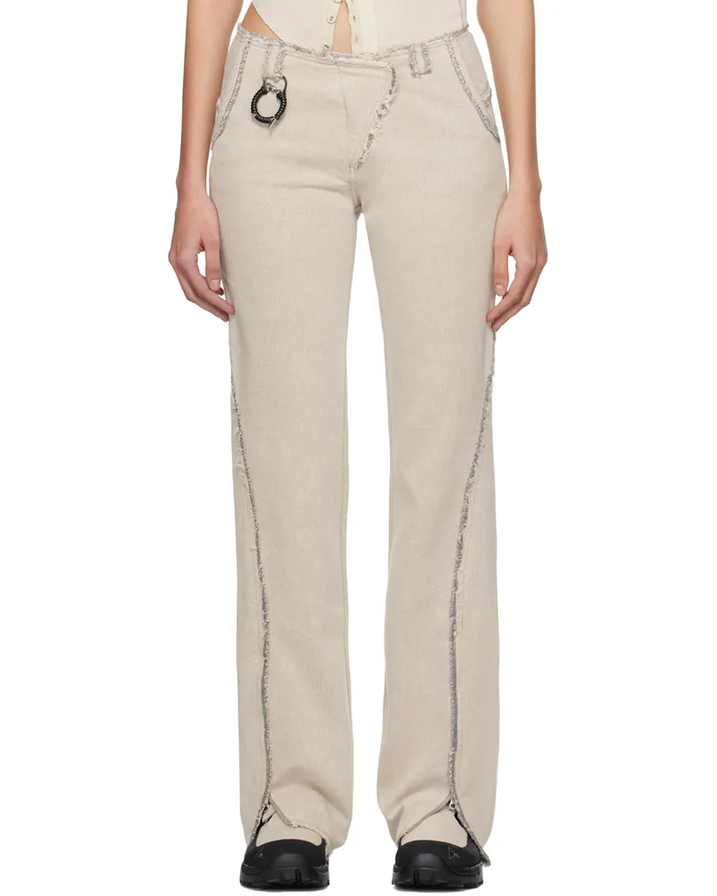 Hyein Seo SSENSE Exclusive Gray Jeans Ash