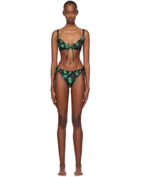 CHOPOVA LOWENA Green Suski Bikini Black