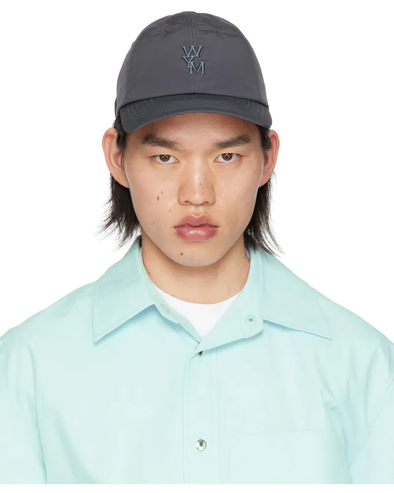 Wooyoungmi Gray Eye Patch Ball Cap 940g