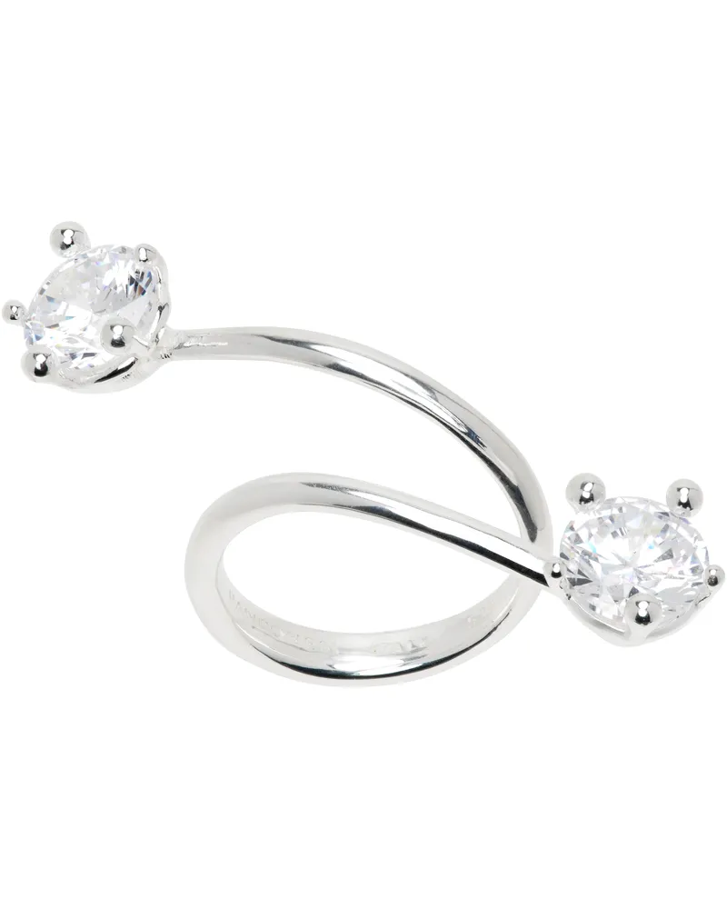 PANCONESI Silver Constellation Medium Ring Brass
