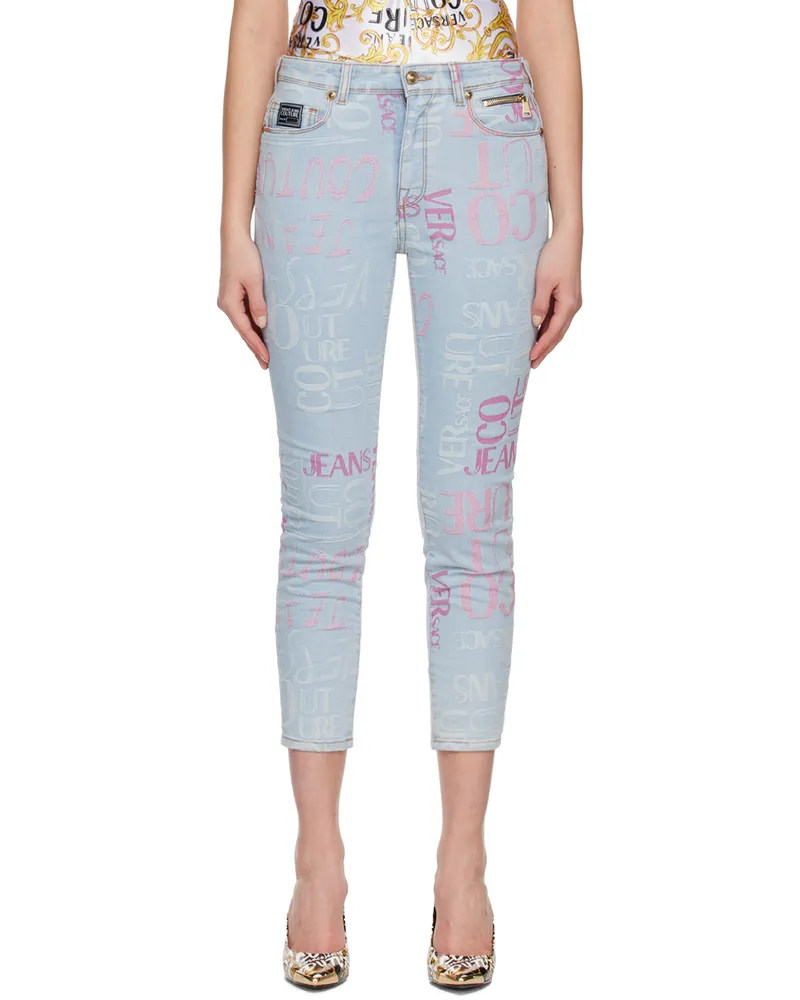 Versace Jeans Indigo Jacquard Jeans E904