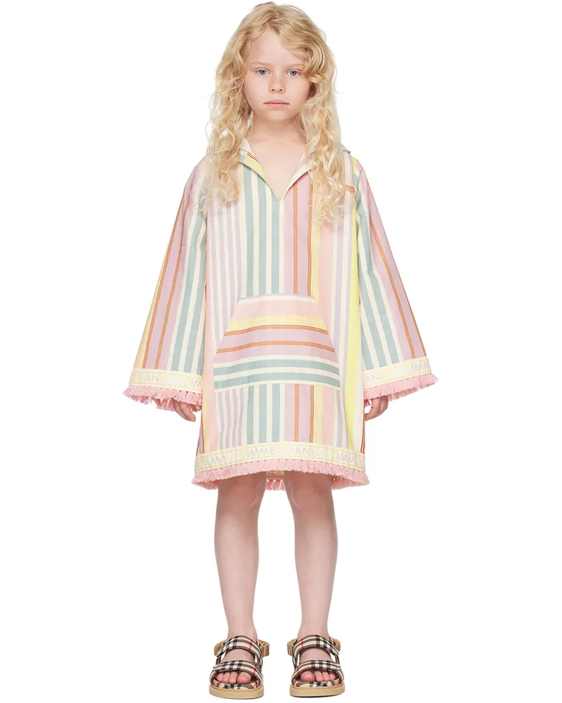 Zimmermann Kids Pink & Yellow Halliday Cover Up Multi