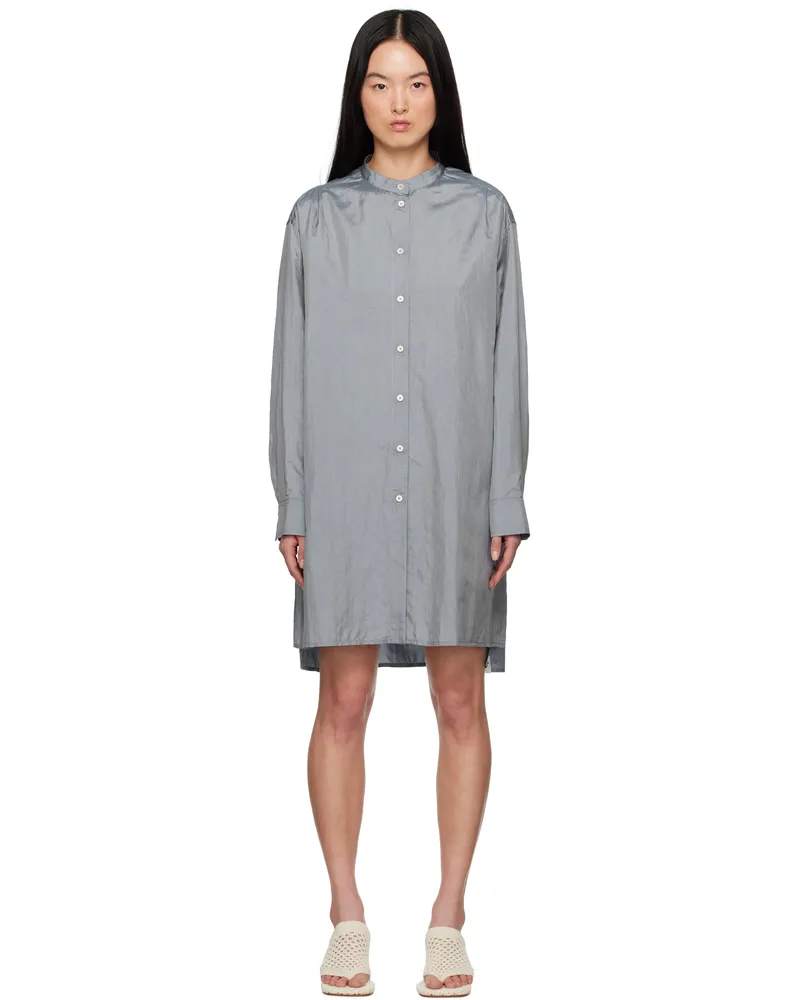 Jil Sander Blue Band Collar Minidress 051