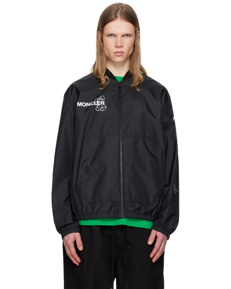 Moncler 7 Moncler FRGMT Hiroshi Fujiwara Black Ostria Bomber Jacket 999