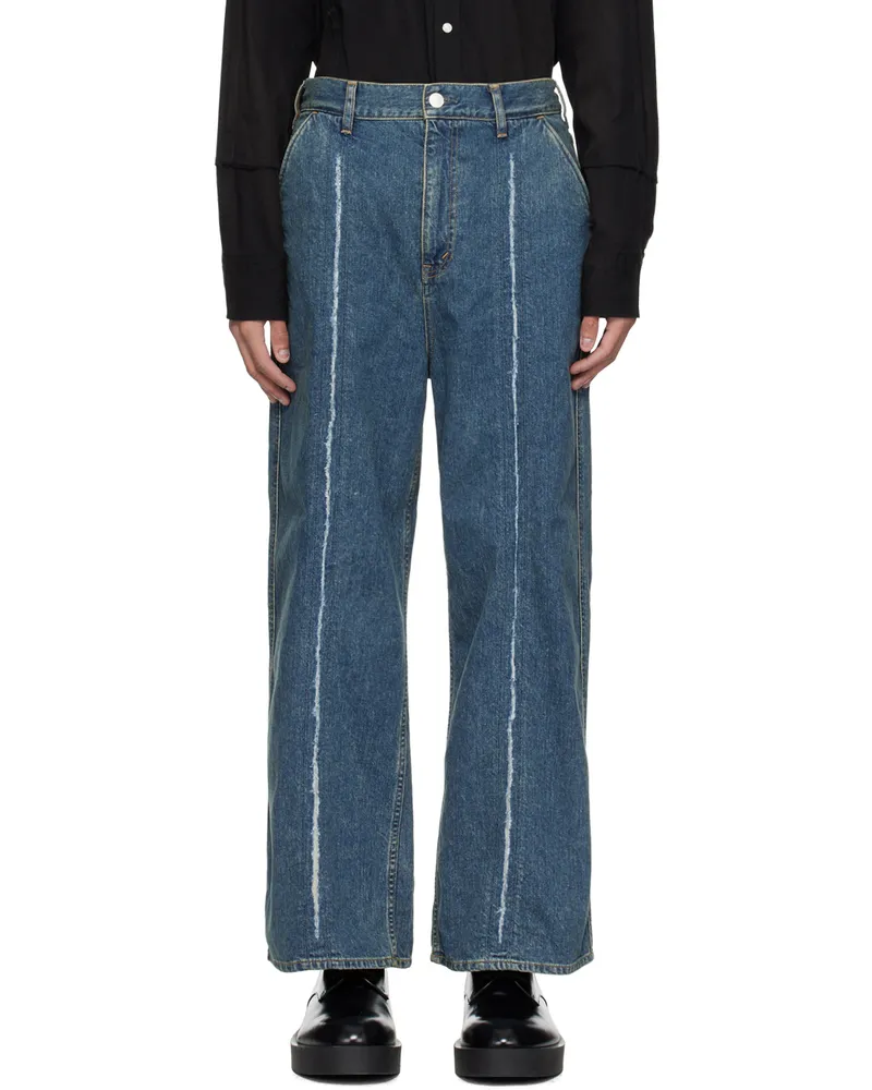 JieDa Indigo Cutting Jeans Indigo