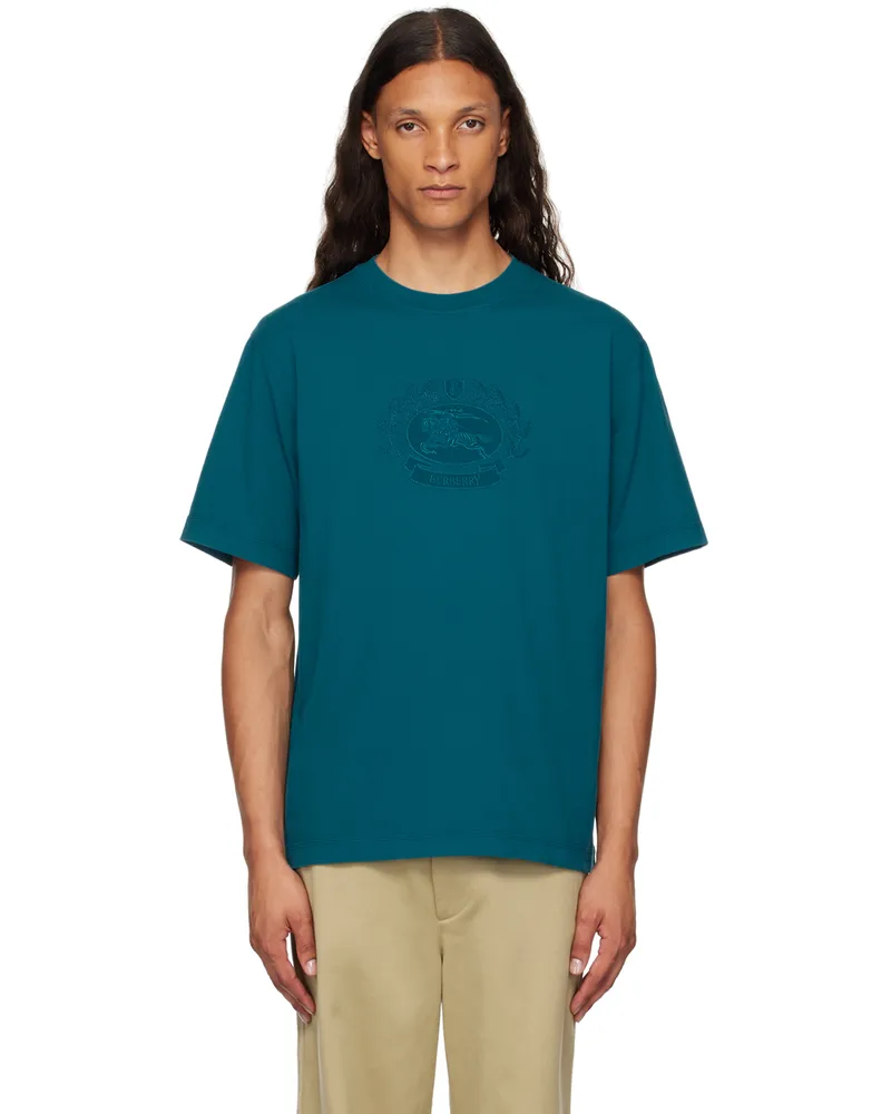 Burberry Blue EKD T-Shirt Kingfisher