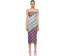 Multicolor Lila Midi Dress