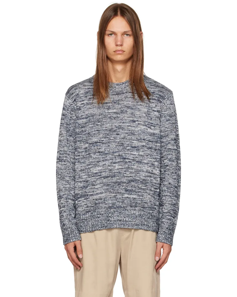 Vince Blue Marled Sweater Coastal