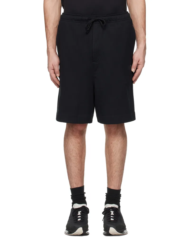 Y-3 Black French Terry Shorts Black