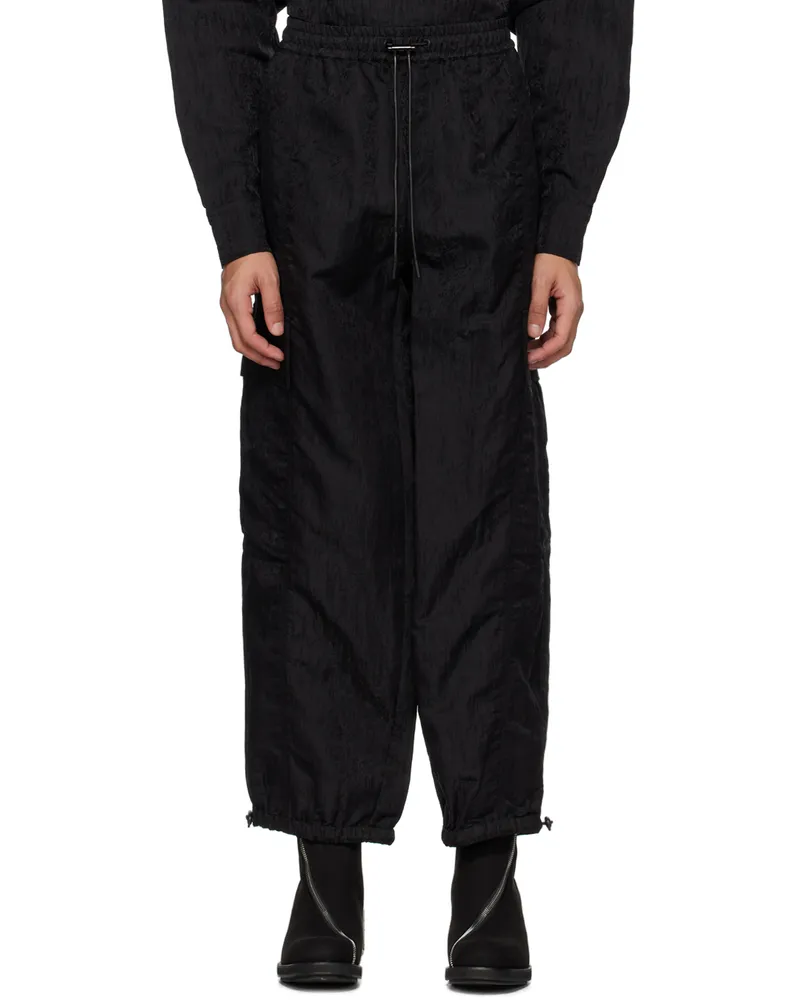 RTA Black Orion Cargo Pants Black