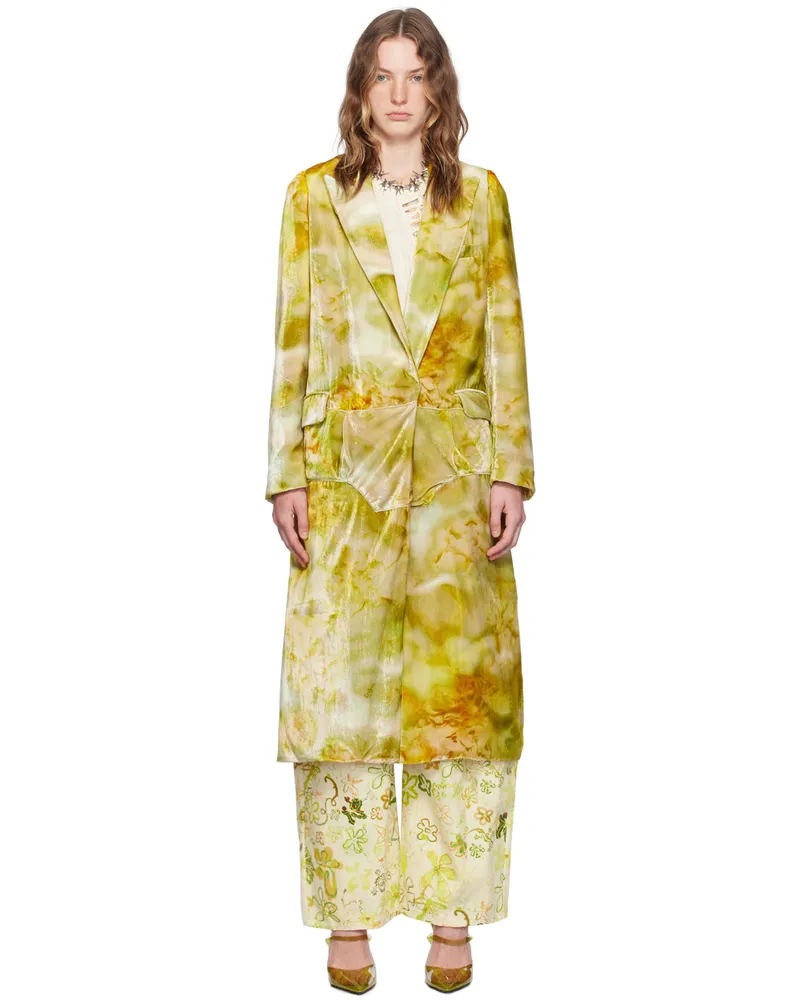 Collina Strada Yellow Wolverine Coat Sage