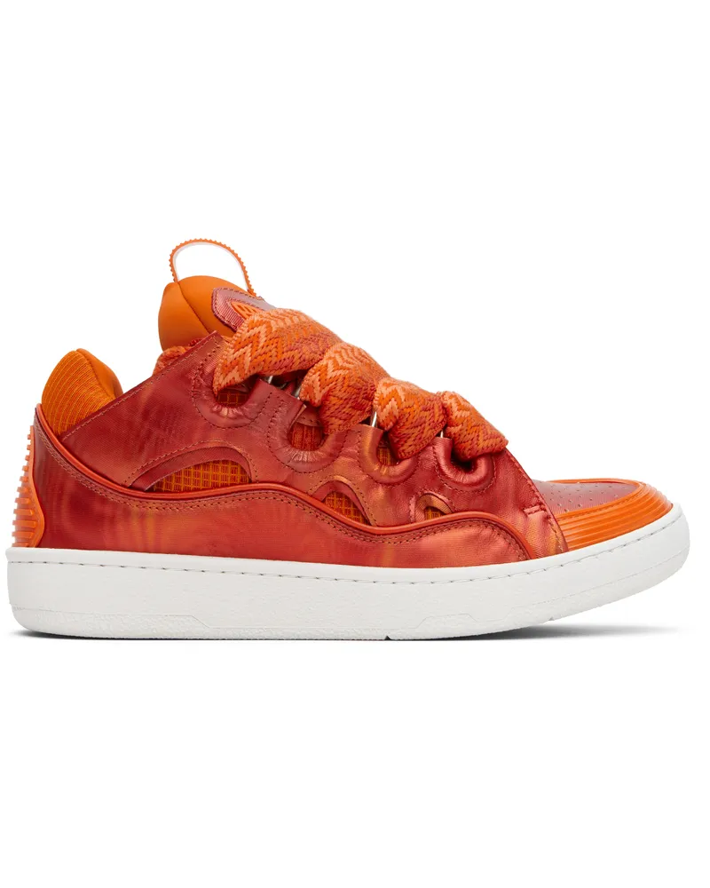 Lanvin Orange Curb Sneakers Pink