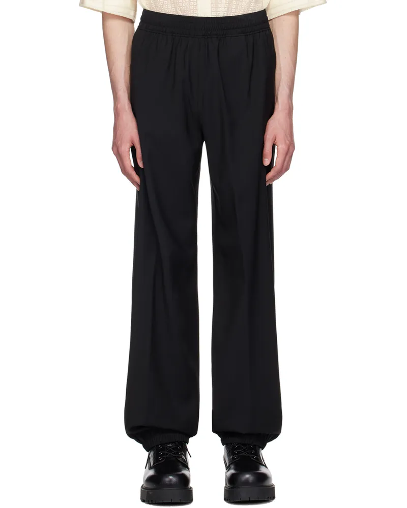 Givenchy Black 4G Trousers 001-black