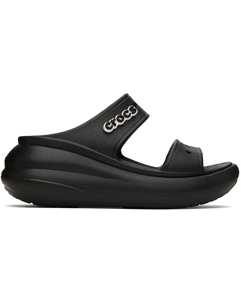 Crocs Black Classic Crush Sandals Black
