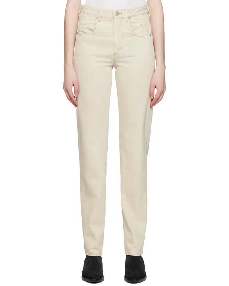 Étoile Isabel Marant Off-White Vendelia Jeans 23ec