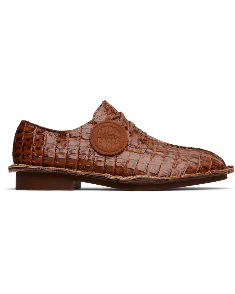 Martine Rose Tan Clarks Edition Classic Derbys Pretzel