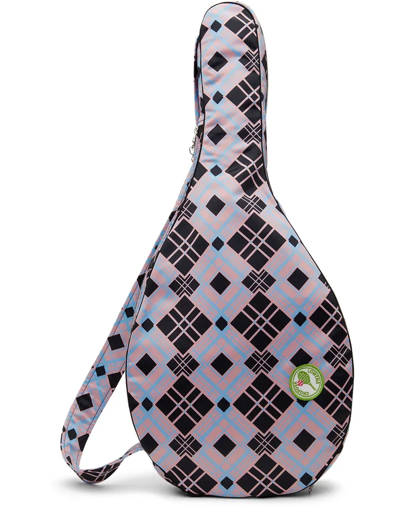 CHOPOVA LOWENA SSENSE Exclusive Kids Pink Racket Bag Black