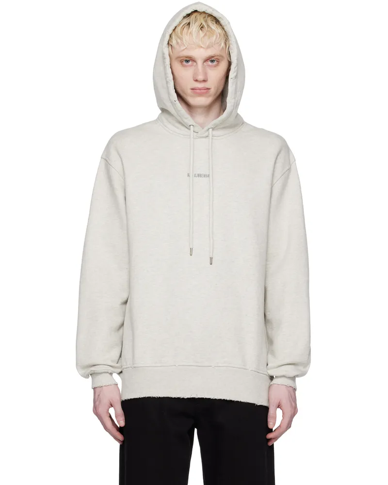 Han Kjøbenhavn Gray Distressed Hoodie Distressed