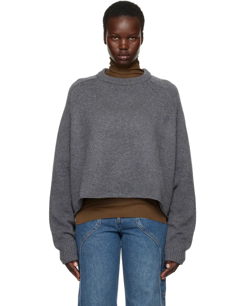 Lisa Yang Gray Karine Sweater Gr